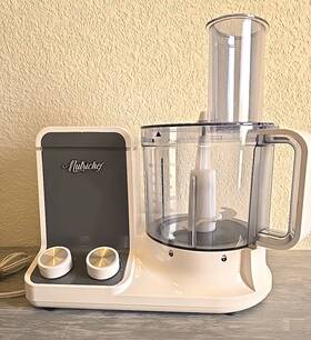 Nsfp8 Nutrichef Food Processor Attachments White 600w Powerful Motor Multi Function