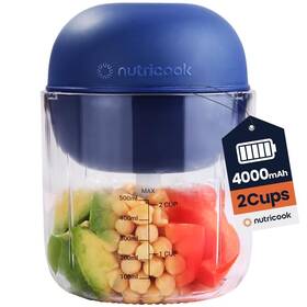 Nutricook 860009202252 Choppi Cordless Electric Vegetable Chopper And Mini Food Processor For Dicing