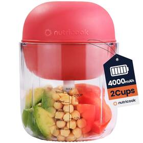Nutricook 860009202276 Choppi Cordless Electric Vegetable Chopper And Mini Food Processor For Dicing