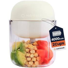 Nutricook 860009202290 Choppi Cordless Electric Vegetable Chopper And Mini Food Processor Fo