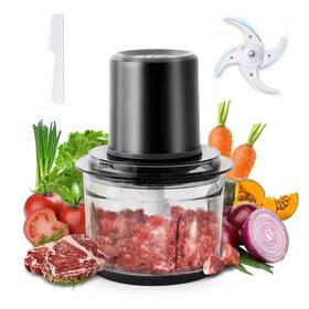 Olayks. 717701101164 Meat Grinder Electric 1.2l Stainless Steel Food Processor And Chopper