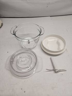 2156028 Oster Replacemen 3-cup Mini Chopper Glass Bowl Top Blade And Lid