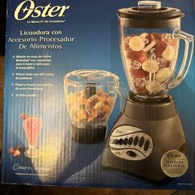 Blstcc-bfp-000 Oster 12 Speed 6 Cup Blender 450w And Food Processor Blstcc-bfp New Open Box