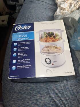 Ckstsmd5-w Oster Food Steamer Double Tiered 5-quart
