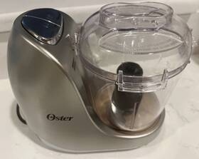 Fp3tmc3321m Oster Mini Food Chopper 2 Speed 3 Cups Silver With Chrome Tested Works Appliance