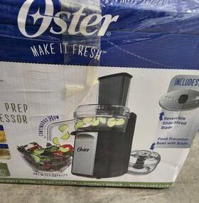 Fpstfp4050-np2 Oster New Oskar 2-in-1 Salad Prep And Food Processor Black Still Sealed