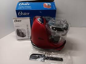 Fpstmc3321-red Oster 3- Cup Chopper With Accessories Red Tested New Unused Open Box