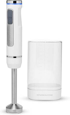 8-mixing Ovente Hr781w Electric Cordless Immersion Hand Blender Speed White