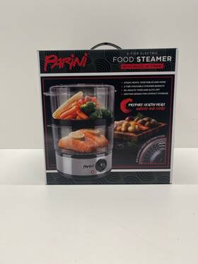 P03065823 Parini 810088182624 2-tier Electric Food Steamer In Box