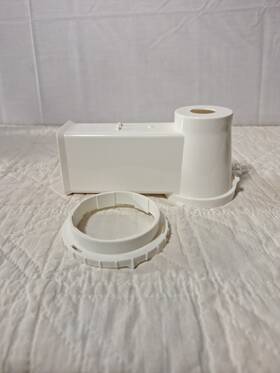 Shooter0291003 Presto 0281003 Salad Food Chamber And Locking Ring Oem Lot Of 2 No Pusher