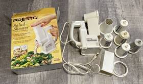 Presto 075741029108 Vtg Salad Shooter 02910 Electric Slicer Shredder