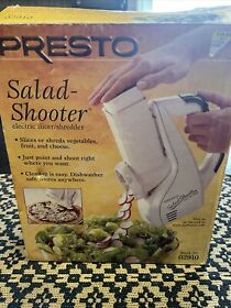 02190 Presto Salad Shooter New In Open Box. Slices Dices Vegetables Fruits And Cheeses