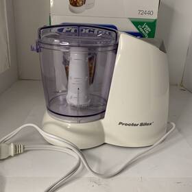 72440 Proctor Silex Durable Electric Vegetable Chopper And Mini Food Processor 3 Cup