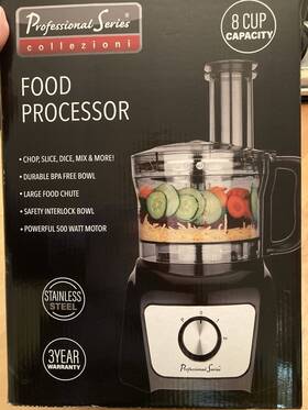 Ps-fp189 Professional Series 8-cup Food Processor New In Box