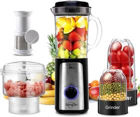 Proxxi 705353800108 5-in-1 High-speed Blender And Food Processor For Smoothies Chopping
