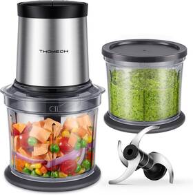 Proxxi 744110976700 4-cup Electric Food Processor With 2 Bowls Speeds And 4 Blades
