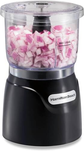 Proxxi 744759983367 Electric Vegetable Chopper And Mini Food Processor 3-cup 350w Black