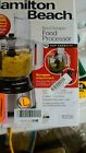 Ps-70740 Hamilton Beach Food Processor Black Fast Versatile Stainless Steel Plastic