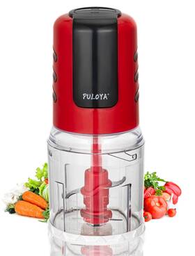 Sxfpc203ho Puloya Mini Prep Food Processor 2 Cup Small Electric Chopper Speed For Vegeta