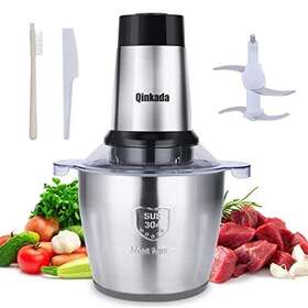 500w Qinkada 653871661742 Electric Meat Grinder Food Processor 3.5l Chopping 14cup Large Stai