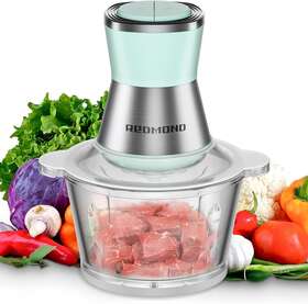 Fc001 Redmond Electric Food Chopper 8-cup Processor 2 Speed 350w Motor Green