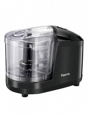 Jun0108001 Reemix 1.5-cup Electric Food Chopper 100w Mini Processor Meat Grinder Blade