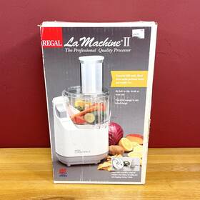 K588gy Regal La Machine Ii Food Processor Chop Slice Grate Nos