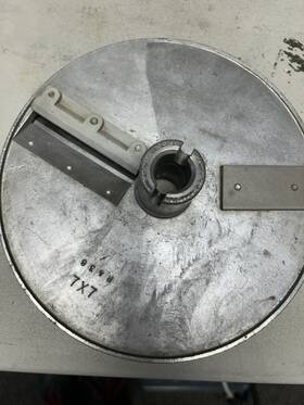 R438 Robot Coupe Disc Slicer Cutter 7x7 Full Metal Aluminum