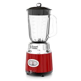 Bl3100rdr Russell Hobbs Retro 6-cup Glass Jar Blender 700w Red Vintage Style