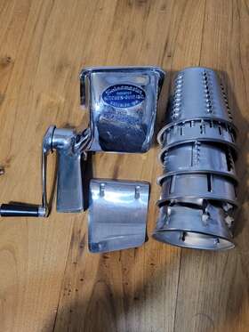 Saladmaster 275513597331 V-machine Food Processor Parts Crank And Handle 5 Cones Clutch Plate