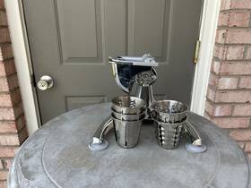 T16-161 Saladmaster Stainless Steel Food Processor Cutter With 5 Cones