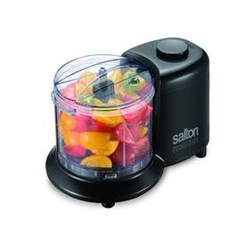 Salton Essentials 061283116284 Mini Electric Chopper With 1.4 Cup Capacity 100 Watts Black