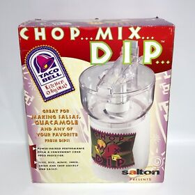 Fp25tbw Salton Taco Bell Mini Food Processor Kitchen Originals 1998 Chop Mix Dip New