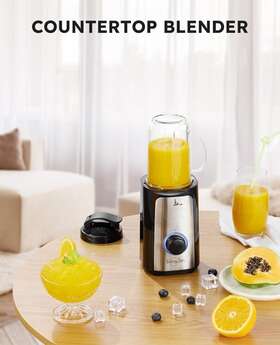 Bl359abe Sangcon Blender And Food Processor Combo 3 In 1 Chop/blend/pulse - Open Box