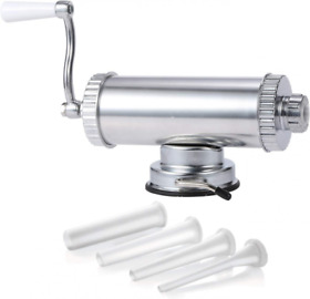 Wehe001 Sausage Stuffer Horizontal Kitchen Machine Aluminum Meat Stuffing 2 Lbs