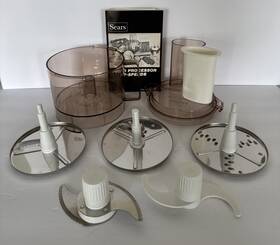 3482298 Sears 7 Speed Food Processor Replacement Parts Lot For Model Of 9