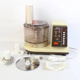 400.023.823602 Sears Counter Craft Food Processor 11 Items Model # Volt 120