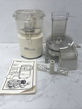 544-i Sears Vintage Kenmore Compact Food Processor Model Tested