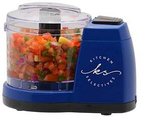 Select Brands Mc-6cb Kitchen Selectives Mini Chopper By - 1 Cup Cobalt Blue