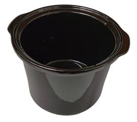 188038-000-000 Seneca River Trading 4 Quart Black Round Stoneware Fits Crock-pot Slow Cooker