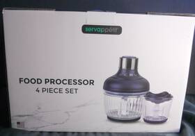 Servappetit 810147690695 Servappeett Food Proccessor Four Piece Set Meat And Vegetable Grinder