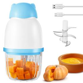 Sf-k1232 Sf Sunfuny Baby Food Maker Cordless Processor Puree Blender With 350ml Glass Bowl