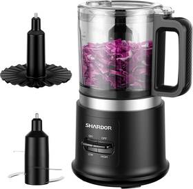Shardor 744759874191 Food Chopper 4 Cup Mini And Fast Processor Electric Meat Grinder With 2 S