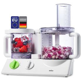 Souvia 021098001207 Braun 12 In 1 Multi-functional Food Processor Kitchen System With Dual Cont