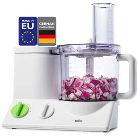 Souvia 042796030205 Braun 12 Cup Food Processor Ultra Quiet And Powerful Motor Includes 9 Attac