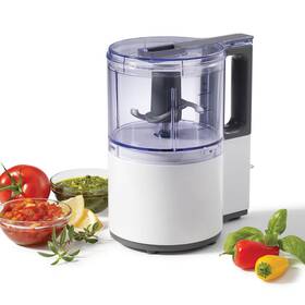 024227-003-0000 Starfrit 069858242277 4-cup 3-speed Oscillating Food Processor White Small Kitchen