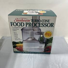Sunbeam 027045048293 Turbo Cone Food Processor Open Box