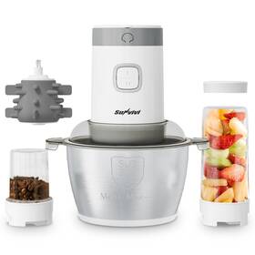 Zfc005 Sunvivipro Electric Blender And Food Processor Combo 4 In 1 Grinder For Grinding M