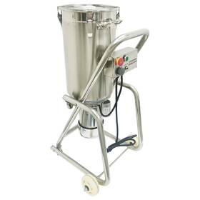 020186 Techtongda 110v 32l Commercial Vegetables Fruits Ginger Garlic Crusher With Tiltable Bowl