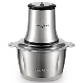 Tc-17s Telcuisine Electric Meat Grinders Food Processor Chopper 300w With Stainless Steel Bowl 4